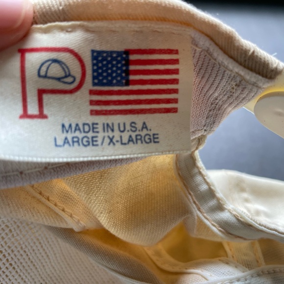 Vintage Keltjen tan embroidered snap back hat. Size large/X-Large. Made in USA - Picture 2 of 5